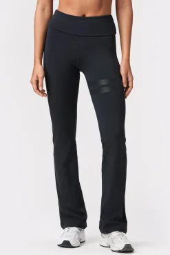 Fold Over Flared Tights