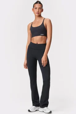Fold Over Flared Tights
