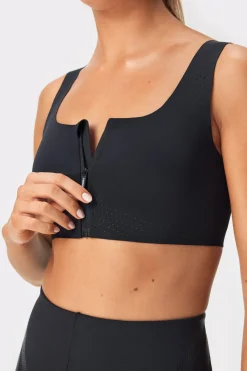 Lasercut Zip Sport-BH