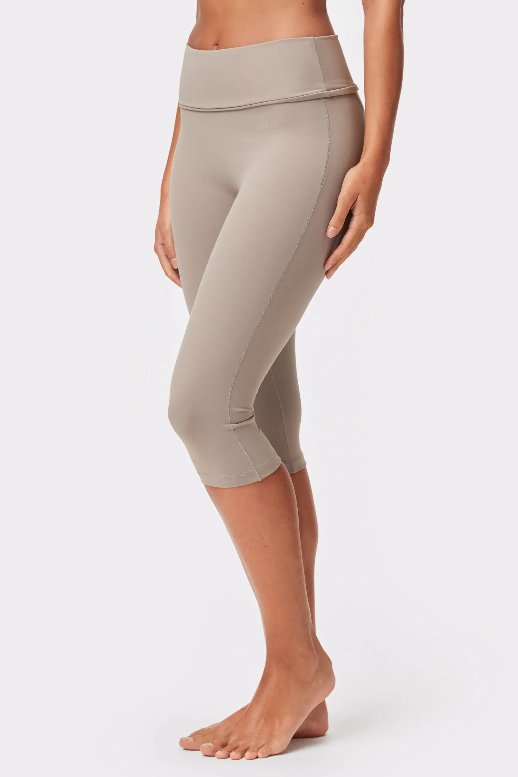 Soft Fold Over Capri Tights