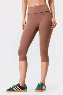 Soft Fold Over Capri Tights