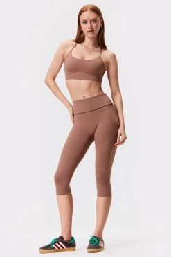 Soft Fold Over Capri Tights