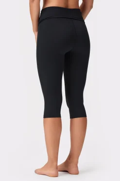 Soft Fold Over Capri Tights