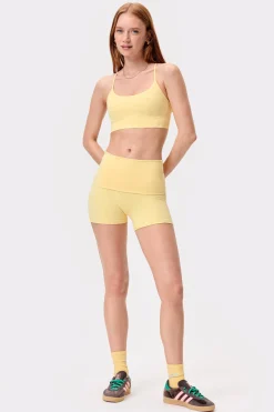 Soft Fold Over Mini Shorts